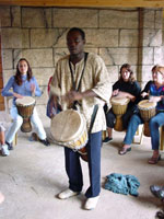 facilitated drumming